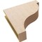 Ekena Millwork 5"W x 20"D x 20"H Thin Garner Rough Cedar Woodgrain TimberThane Corbel, Primed Tan CORUR05X20X20GARRCPR - alternate 6